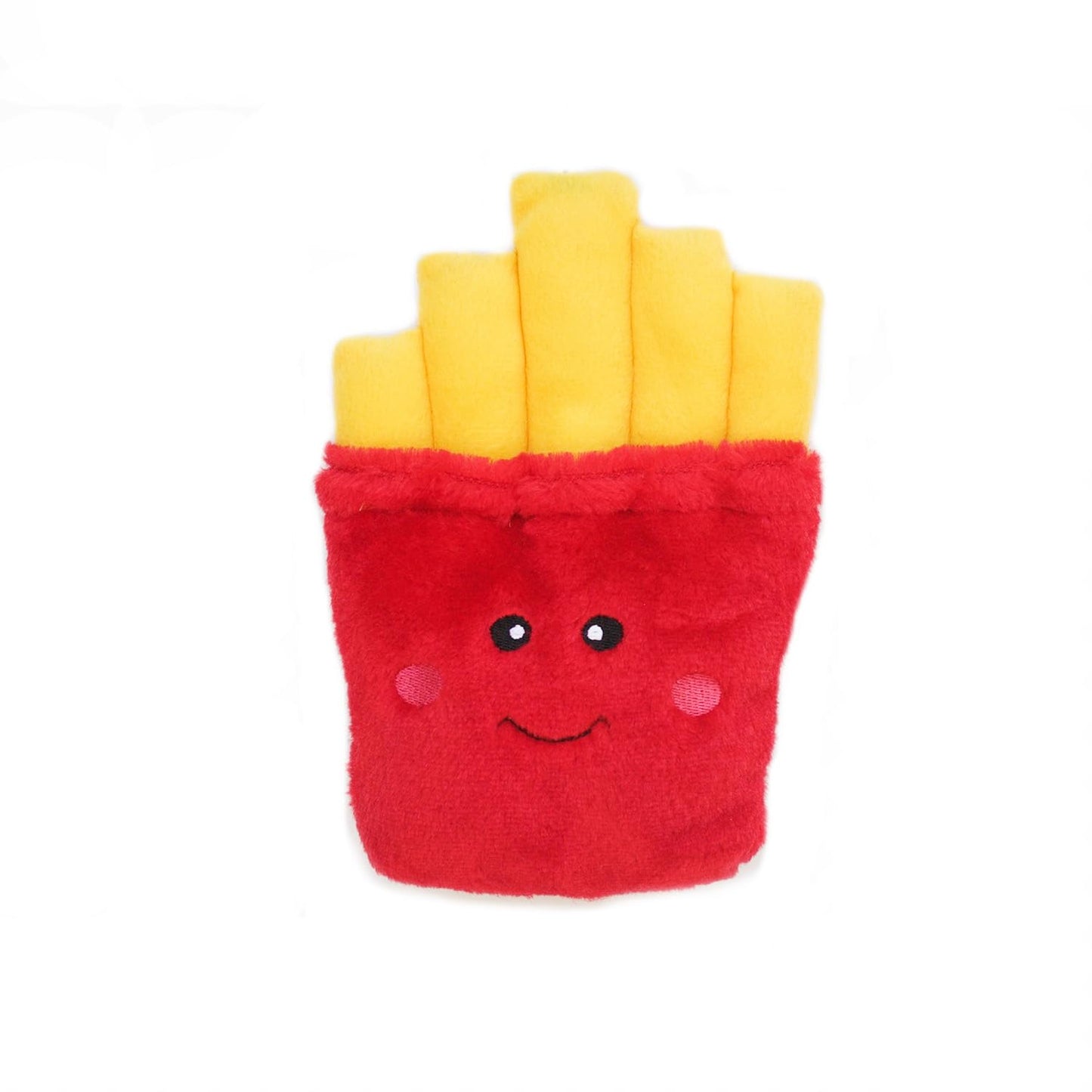 ZippyPaws NomNomz - Dog Squeaky Toys to Keep Them Busy Funny Food Plush for Small & Medium Dogs Cute Stuffed Puppy Toy Pet Products Gift for Dogs of All Breeds Soft and Cuddly - Fries